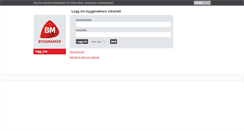 Desktop Screenshot of intranett.byggmakker.no